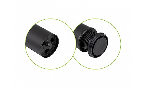 Опора H-1100мм d-60мм Чорна Матова ДС СтандартЛайн Опора H-1100мм d-60мм Чорна Матова ДС СтандартЛайн