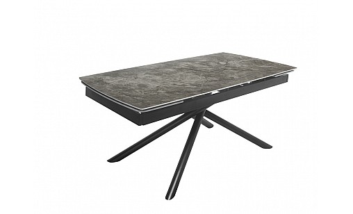 Стіл обідній Philip1600(2200)*900*750 Baolai Grey Gllossy