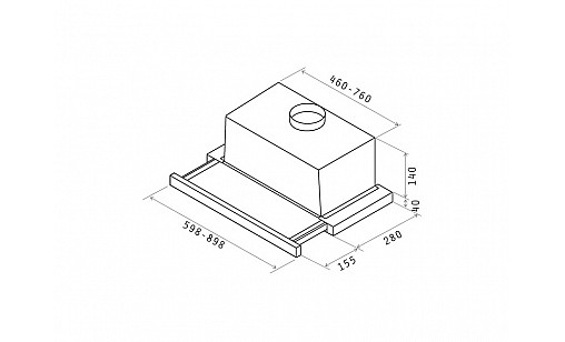 Витяжка телескопічна ELICA ELITE 14 PLUS IX/A/60