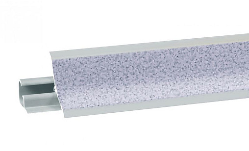 Плинтус LUXEFORM S502 Камень Гриджио Серый 3 м/п LUXEFORM (SLIM 605/600)