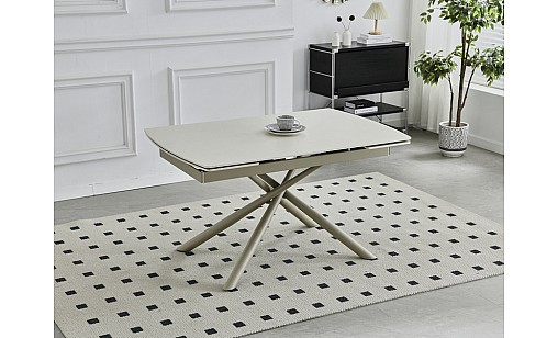 Стіл обідній Philip1400(2000)*900*750 Sand Yellow Matt/sahara leg