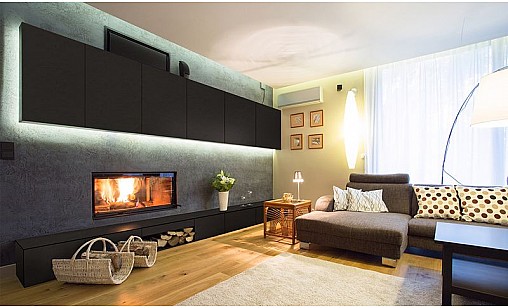 Компакт S525 Черный Абсолют / коричневое ядро 12x4200x1400 E1 HPL LUXEFORM