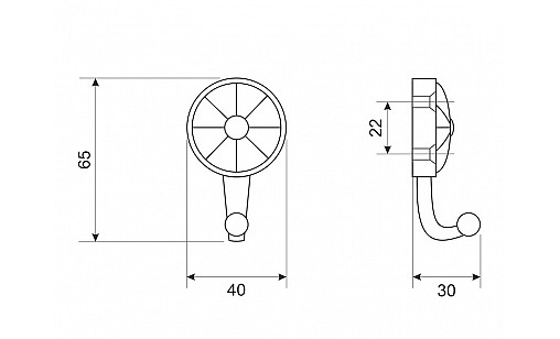 Гачок W-105 G4 Бронза Стара ДС СтандартЛайн