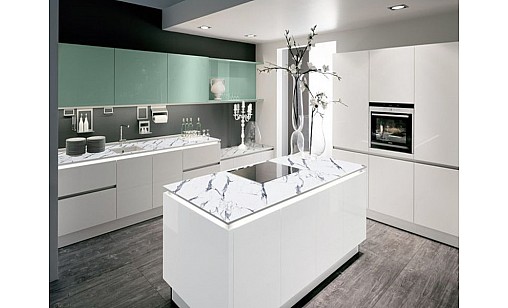 Компакт-плита LUXEFORM L/W640/C Мармур Пароський / біле ядро 1795х649х12 мм