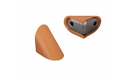 Кутник металевий одинарний з накладкою вільха ДС NEW