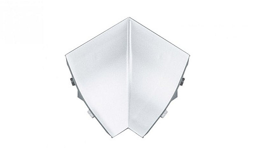 Угол на плинтус внутренний 90° Алюминий 611 LUXEFORM (SLIM)