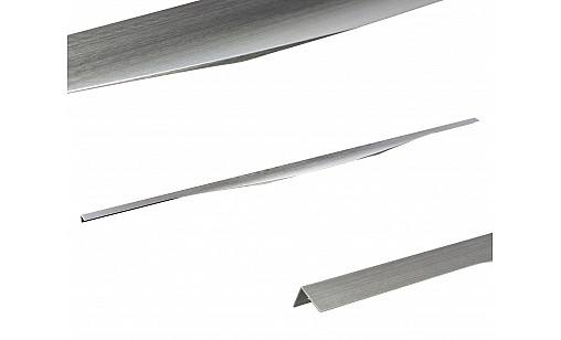 Ручка профільна UA 04/1180 G8 Нікель Сталевий ДС