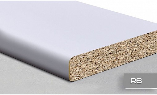 Стільниця LUXEFORM W74 Бiлий 2U R6 4200х700х38 мм