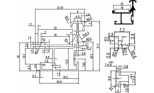 Профіль вертикальний відкритий з пазом під ПВХ L-4,7м Срібло ДС Профіль вертикальний відкритий з пазом під ПВХ L-4,7м Срібло ДС
