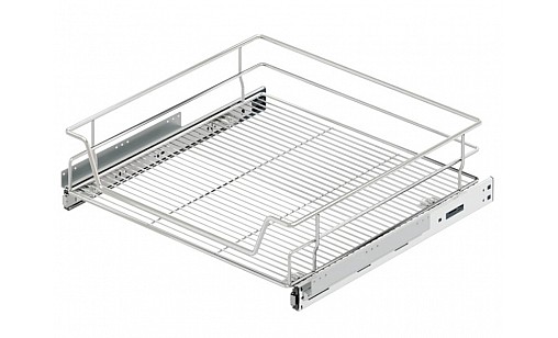 S-2011 Сетка полного выдвижения с доводчиком хром  550