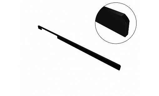 Ручка профільна DL 45/800 BLK Чорний ДС СтандартЛайн