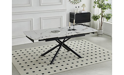 Стіл обідній Philip1400(2000)*900*750 PP White Glossy