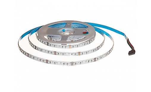 Лента светодиодная 24V 2835 (3528)-120-9,6W IP20 RGB разноцветная AVT