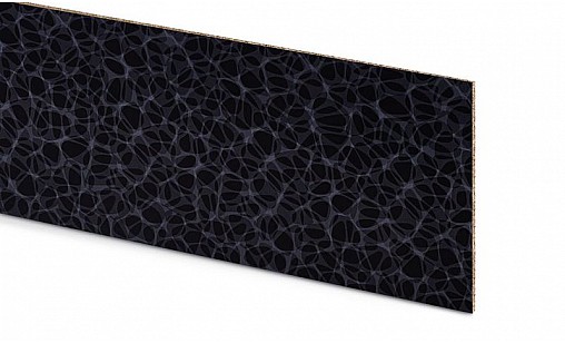 Стінова панель LUXEFORM W308 Меланж Рояль бекинг пластик білий 4200х600х10 мм