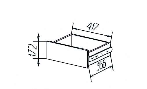 Ящик Tina Графит