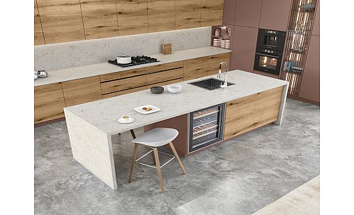 Стільниця KronoSpan K704 PN Перліно Саббіа 1U R3,3 4100х600х38 мм вологост.