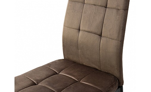 Стілець АЙС чорний/велюр тобакко Стілець АЙС чорний/велюр тобакко