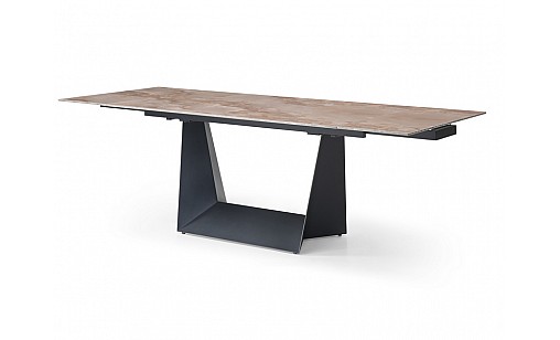 Стіл обідній Edmund 1600(2400)*900*750 Agate Glossy