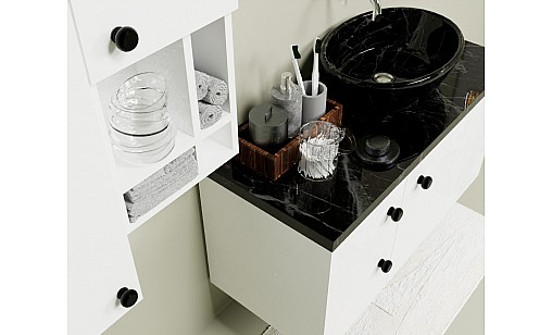 Ручка кнопка K 6028 BLKM кнопка Чёрный Матовый ДС