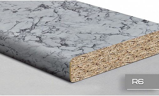 Стільниця LUXEFORM W139 Крестола Б'янка 2U R6 3050х1000х38 мм