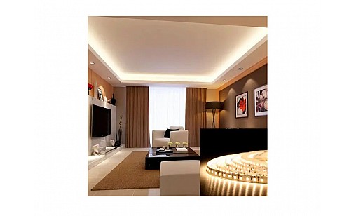 Стрічка світлодіодна 12V 2835-120 WW IP20 / 9,6W теплий Biom Стрічка світлодіодна 12V 2835-120 WW IP20 / 9,6W теплий Biom