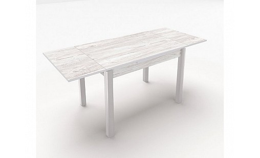 Стол обеденный MR 905( 350 350)*705*770 белый/Аляска Стол обеденный MR 905( 350 350)*705*770 белый/Аляска