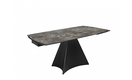 Стіл обідній Norman 1400(2000)*850*750 Bora Grey Glossy