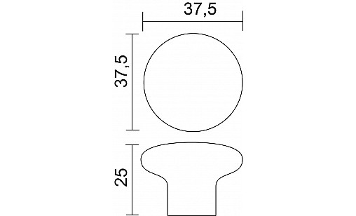 Ручка DG 20 MLK2 Роза Коричневая ДС ОптимаЛайн