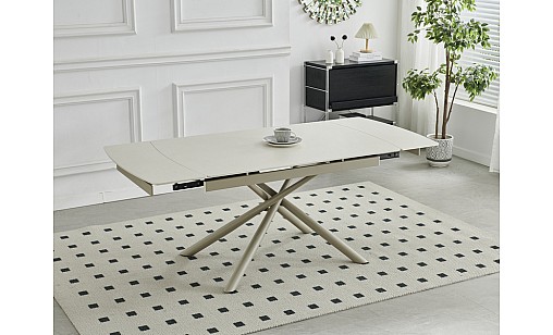 Стіл обідній Philip1400(2000)*900*750 Sand Yellow Matt/sahara leg