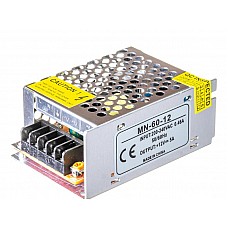 Трансформатор 60W 12V - 5А IP20 MN