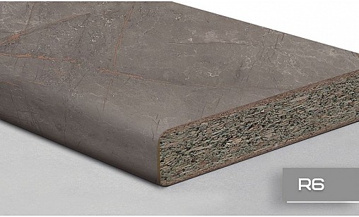 Стільниця LUXEFORM W148 Мармур Толедо 1U R6 3050х1000х38 мм вологост.