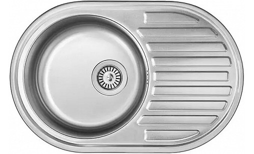 Мойка нержавеющая FABIANO 77*50 Micro Decor (0,8) 8211.401.0405