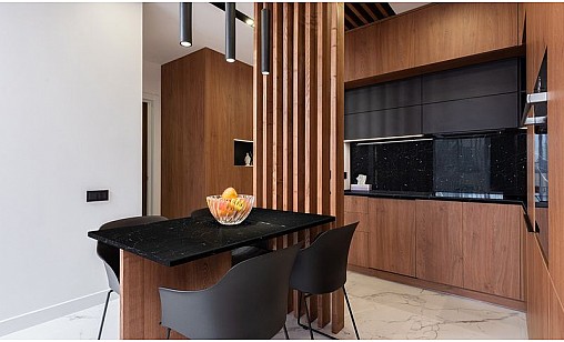 Стільниця LUXEFORM W82 Мармур Нереїда 2U R6 3050х900х28 мм вологост.