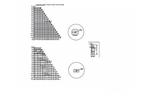 Направляющие полного выдвижения H-53 L=700 мм PK-0-H53-700 GTV