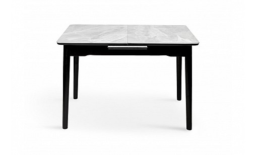 Стол обеденный НЕПТУН 1100(1400)*750*760 бетон серо-бежевый/черный