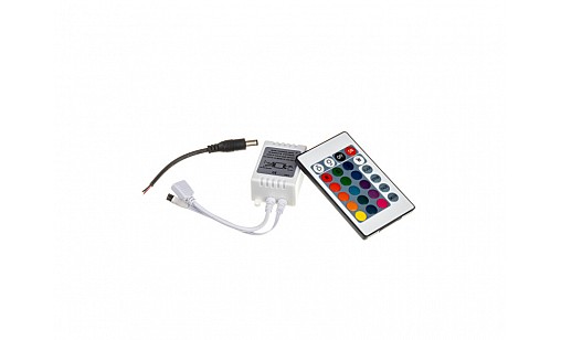 Контролер для світлодіодної стрічки RGB 12A-144 Вт, 12V   інфрачервоний пульт на 24 кнопки