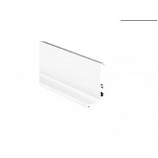 Профіль фронтальний алюмінієвий L (фасад без ручок) БІЛИЙ ГЛЯНЕЦЬ L = 4,2м 5453.01.420.22.07