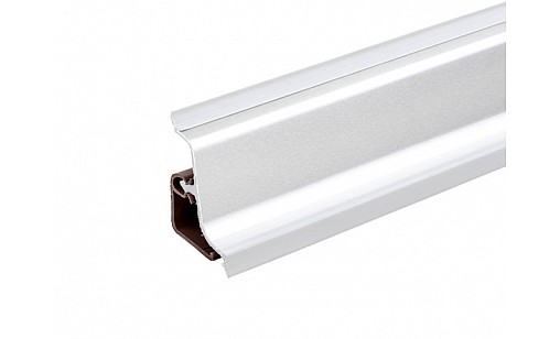 Плинтус на столешницу 127 алюминий REHAU