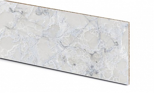 Стінова панель LUXEFORM S353 Мармур Лаура бекинг пластик білий 4200х1200х10 мм