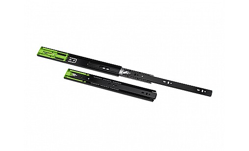 Направляюча телескопічна Push to open  L-350мм  Н-45мм Чорна ДС ПреміумЛайн