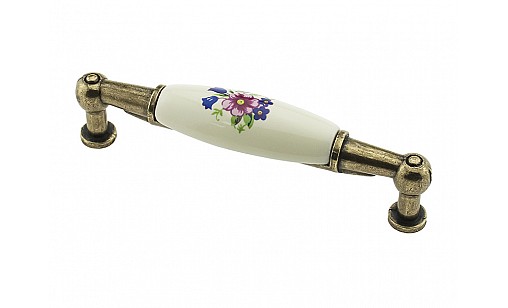 Ручка DP 211/96 G4 Бронза Стара/MLK1 Рожева квітка ДС ОптимаЛайн