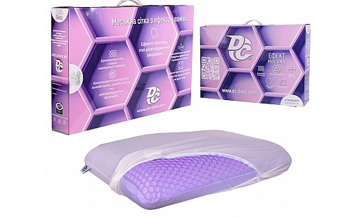 Подушка з ефектом масажу Фіолетова ДС Подушка з ефектом масажу Фіолетова ДС