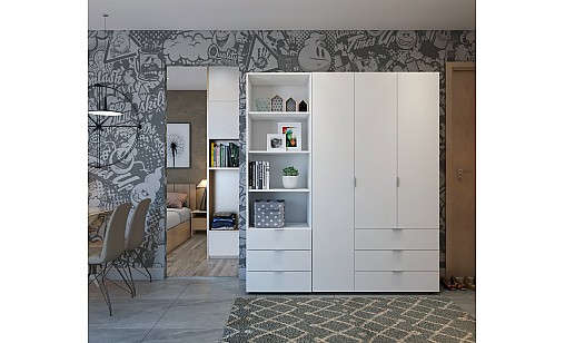 Пенал ASTI Білий