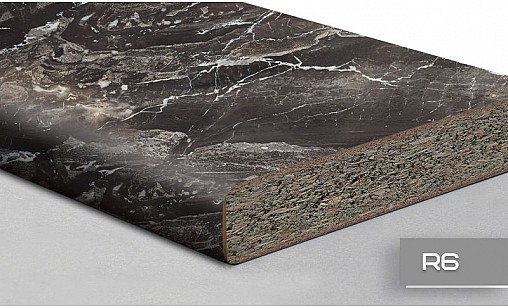 Стільниця LUXEFORM W203 Арабескато 2U R6 3050х600х38 мм вологост.