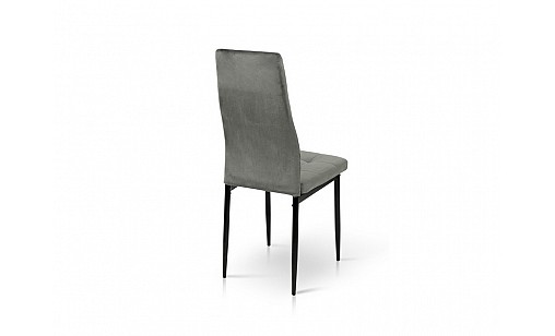 Стілець АЙС чорний/велюр графіт Стілець АЙС чорний/велюр графіт