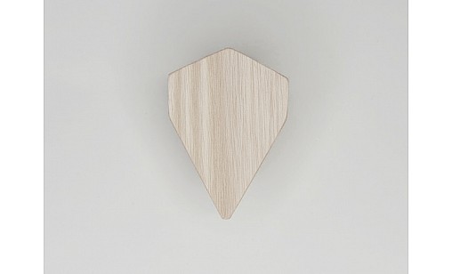 Ручка дерев'яна GEO 210/60 ясень WHITE