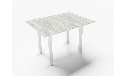 Стол обеденный JR 600(1200)*900*750 белый/Урбан Лайт Стол обеденный JR 600(1200)*900*750 белый/Урбан Лайт