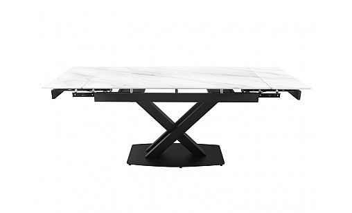 Стіл обідній Robert 1400( 300 300)*800*760 Snow white Matt