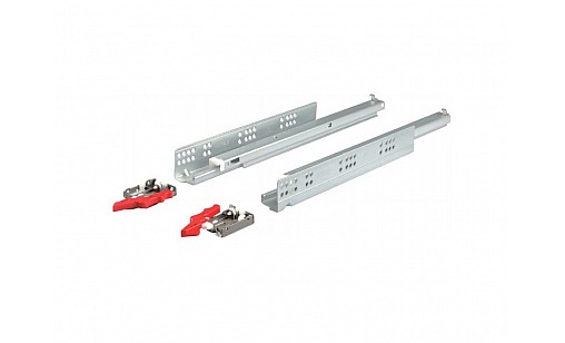 433.03.284 Направляющая скрытого монтажа L-400 мм Matrix Runner Um A30 п/в с довод. 3D 400 мм Hafele