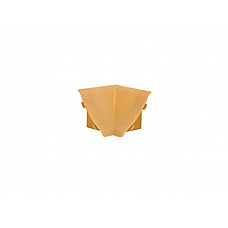 Кут на плінтус внутрішній мармур бежевий 57 ДС